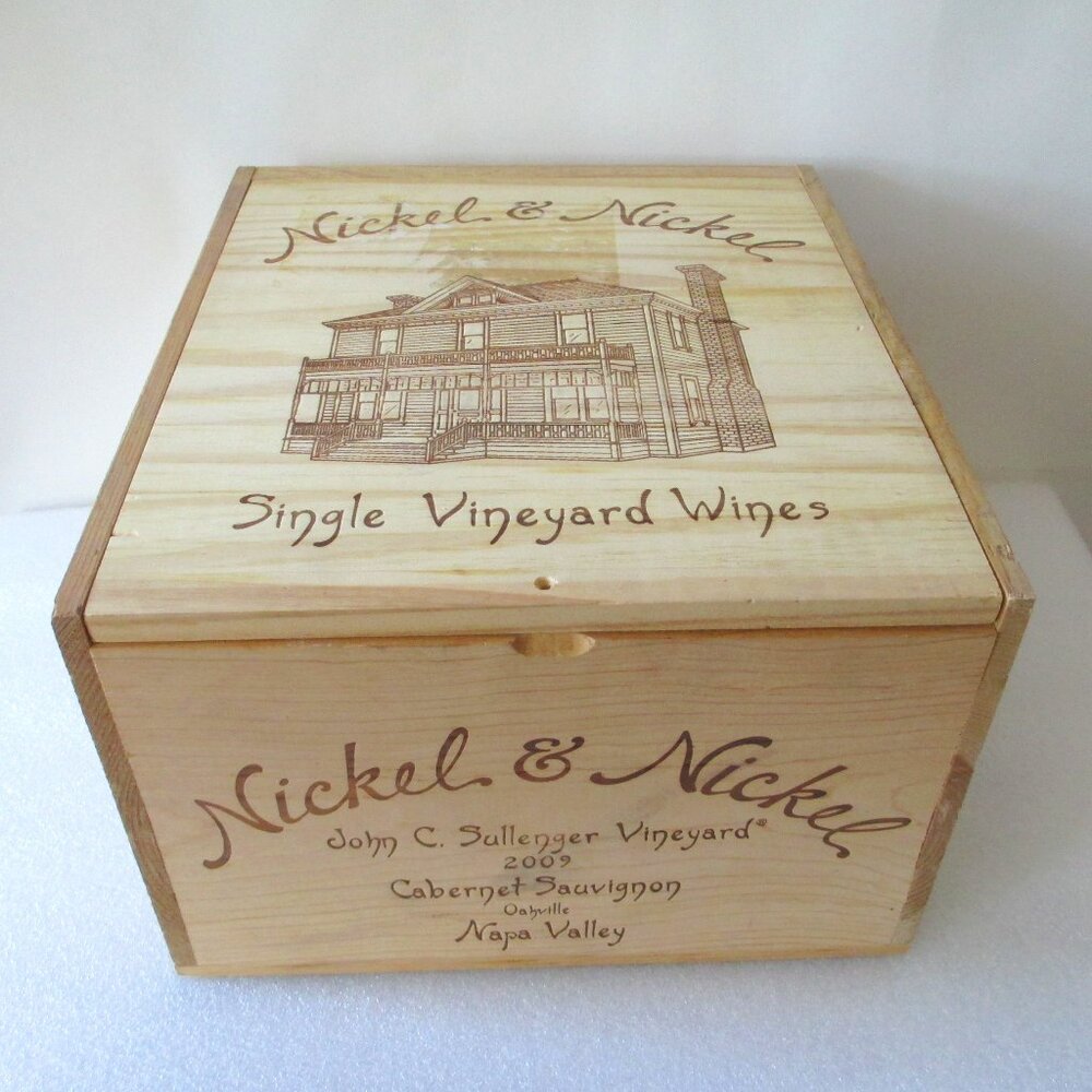 NICKEL & NICKEL WOODEN WINE CRATE